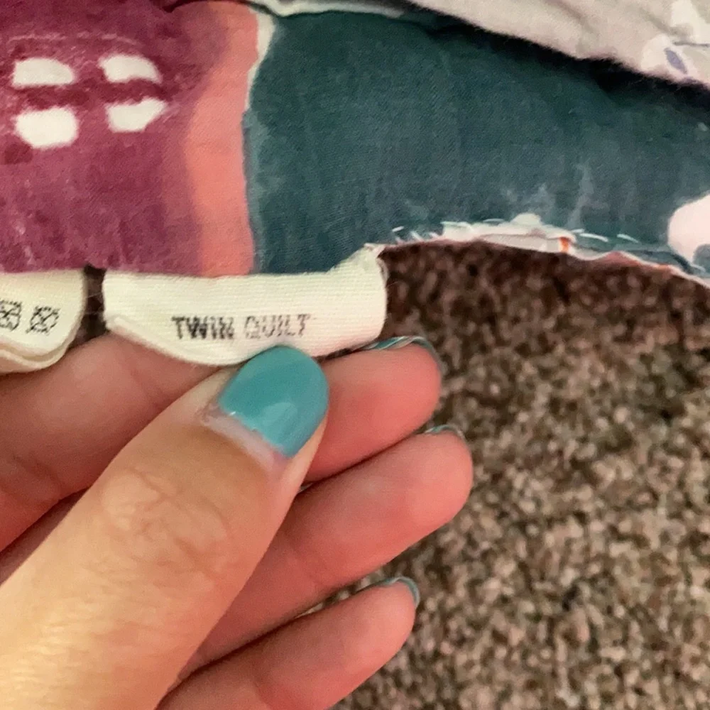 Anthropologie Rafaella Twin Quilt & Quilt Euro Sham
